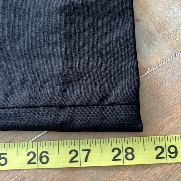 Diane Von Furstenberg Black Wool Blend Trousers Size 8 - Picture 8 of 11